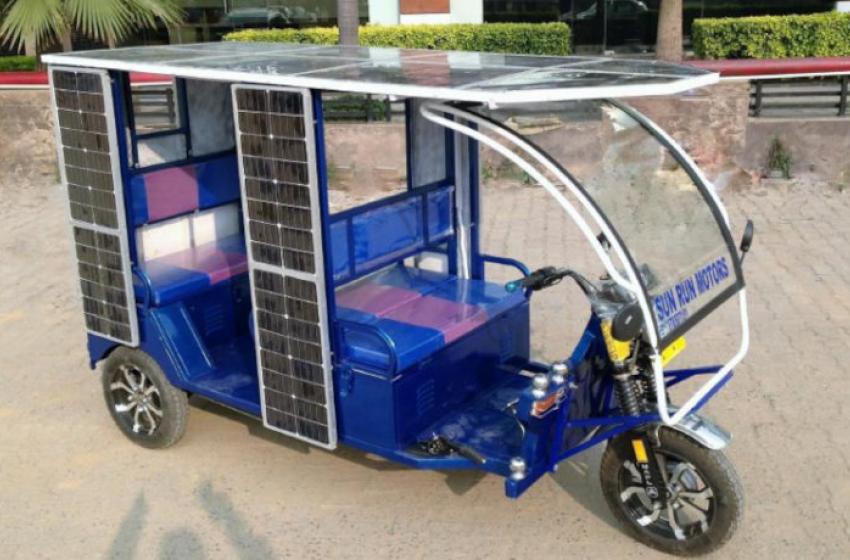 Solar-powered Electric Tricycle